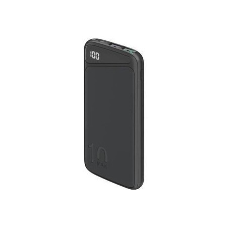 goobay Powerbank 10000mAh 2xUSB-A 1xUSB-C Sort